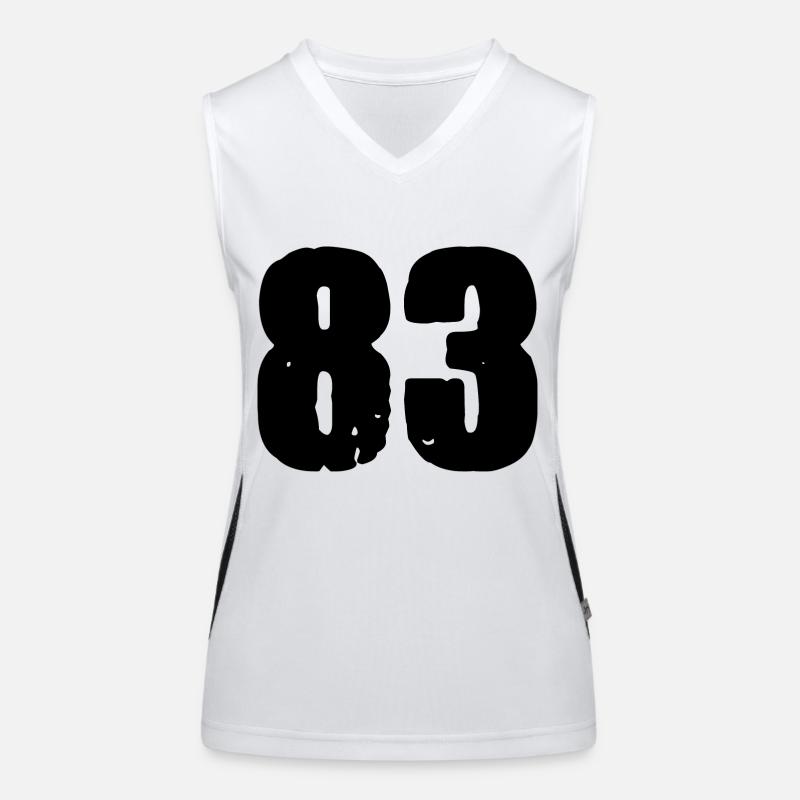 Maillot à 83 numéros Débardeur respirant contrasté Femme