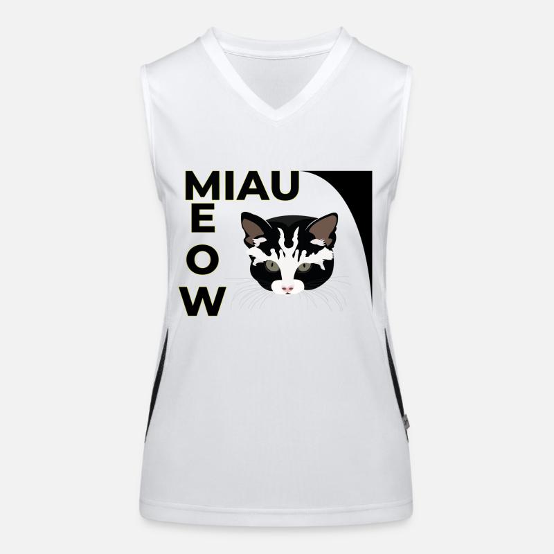 KÄTZCHEN Funktionelles Kontrast-Tank Top für Frauen