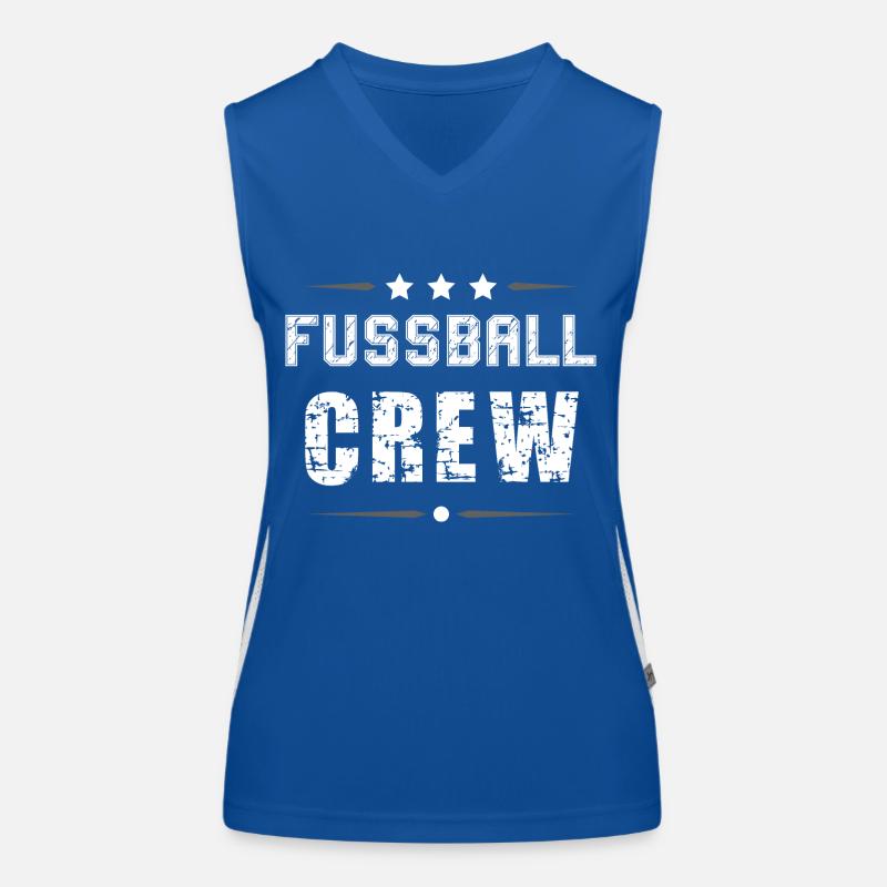 Fussball Crew Funktionelles Kontrast-Tank Top für Frauen