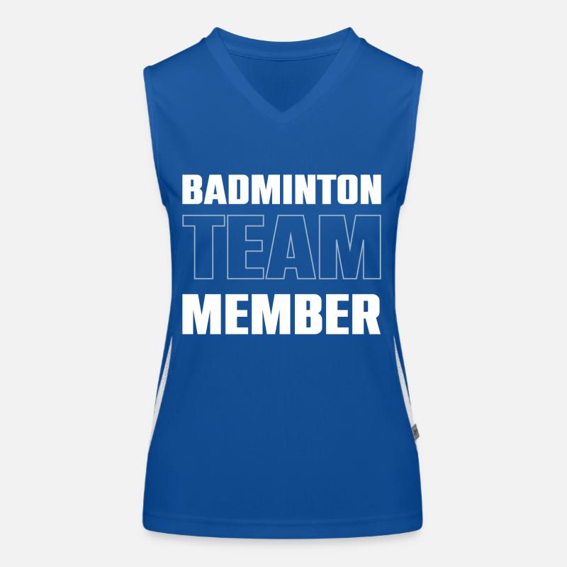 Badminton Team Funktionelles Kontrast-Tank Top für Frauen
