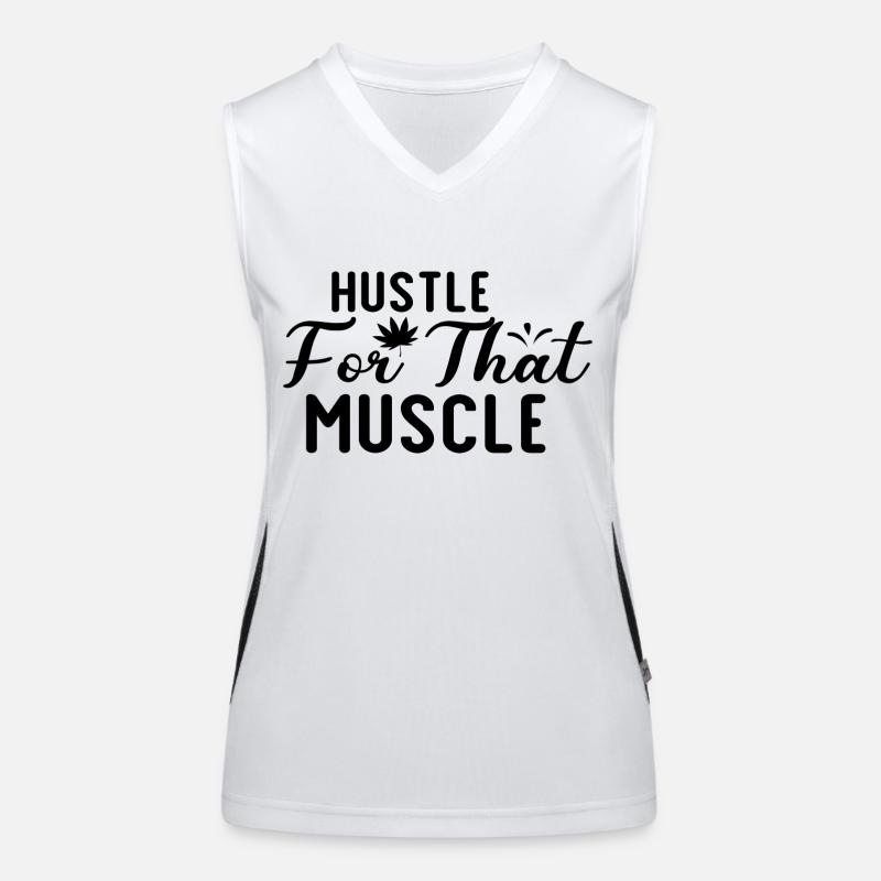 Hustle For That Muscle Women's Functional Contrast Tank Top