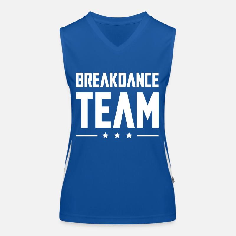 Breakdance Team Funktionelles Kontrast-Tank Top für Frauen