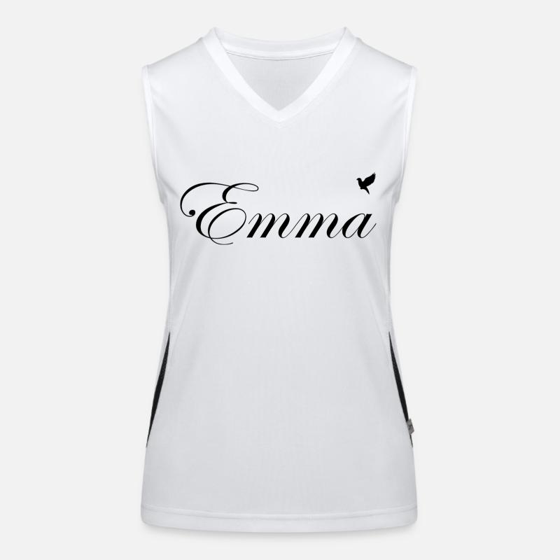 Emma schöner Name Funktionelles Kontrast-Tank Top für Frauen