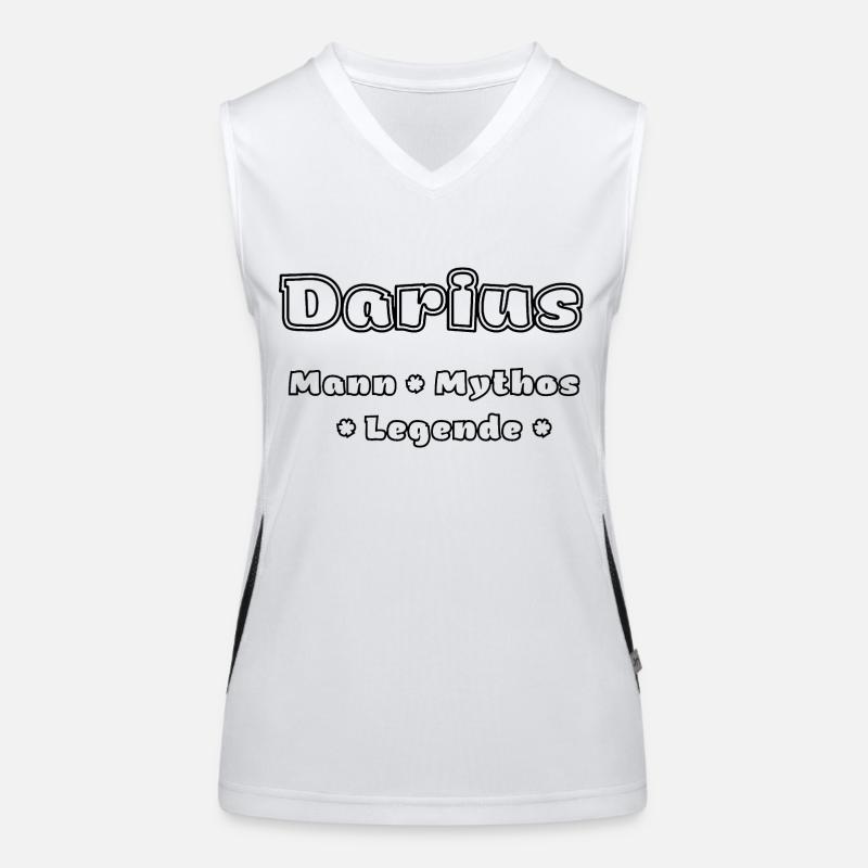 Darius - der Mann, der Mythos, die Legende Funktionelles Kontrast-Tank Top für Frauen