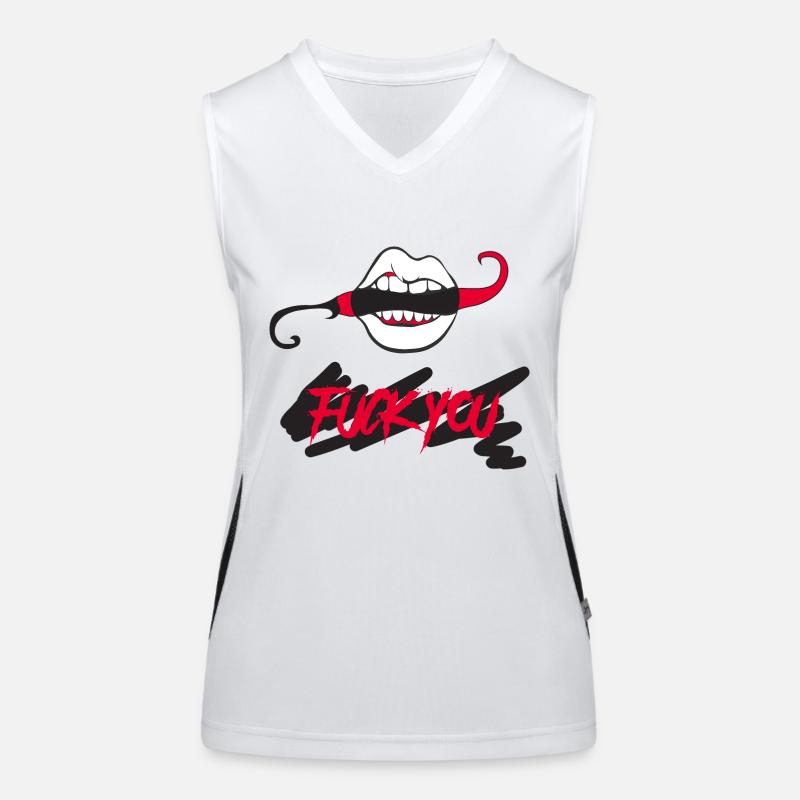 Fick dich Funktionelles Kontrast-Tank Top für Frauen