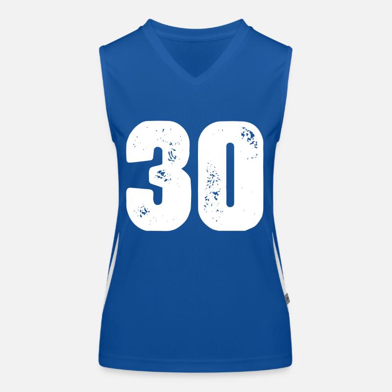 Maillot 30 Numéro Débardeur respirant contrasté Femme