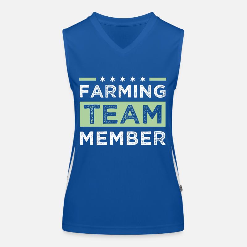 Farming Team Funktionelles Kontrast-Tank Top für Frauen