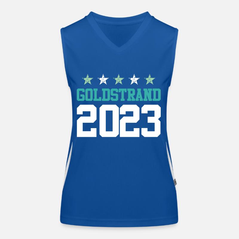 Goldstrand 2023 Funktionelles Kontrast-Tank Top für Frauen