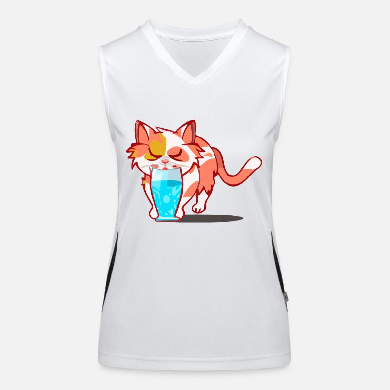 Kaji le petit chat Débardeur respirant contrasté Femme