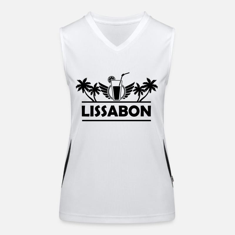 lissabon Funktionelles Kontrast-Tank Top für Frauen