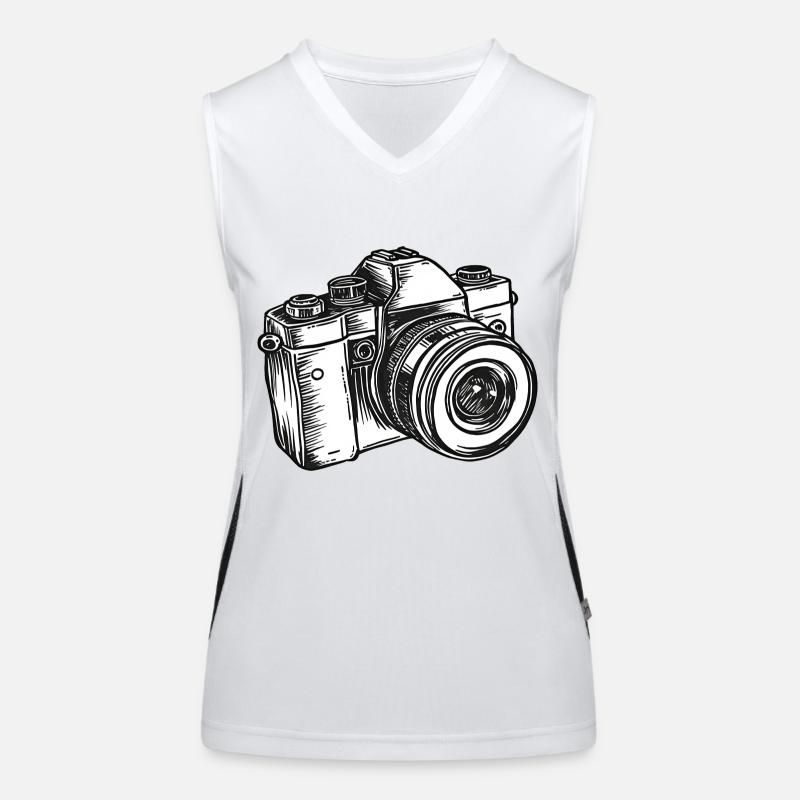 Single-lens reflex camera Women's Functional Contrast Tank Top
