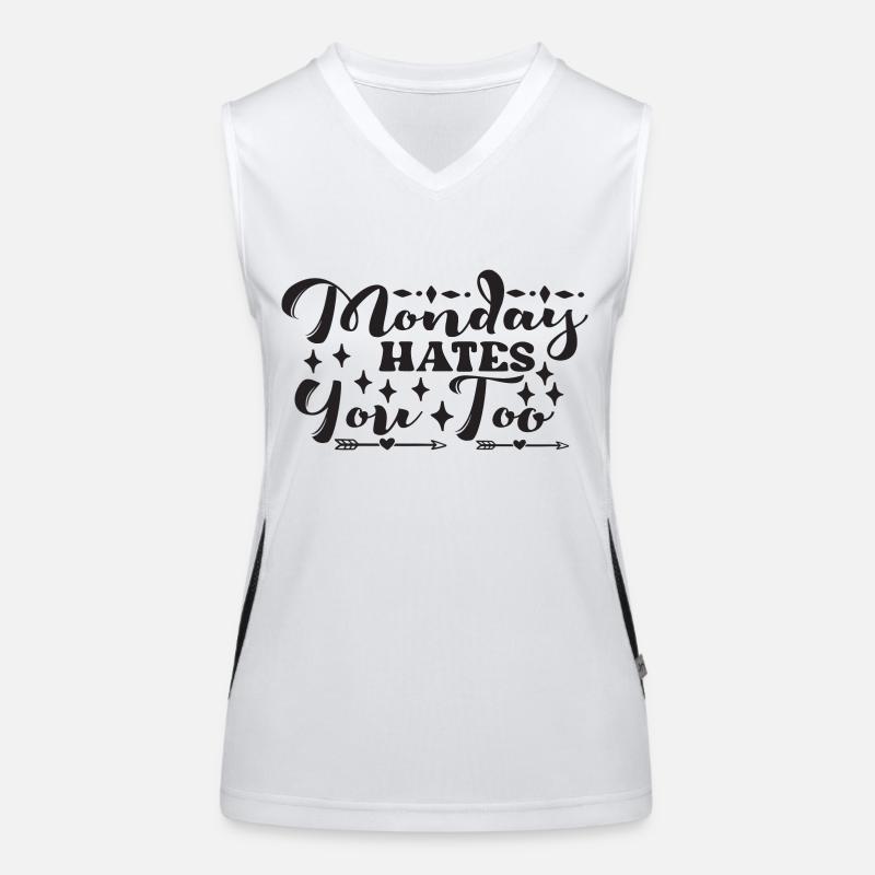 Le lundi te déteste aussi Débardeur respirant contrasté Femme