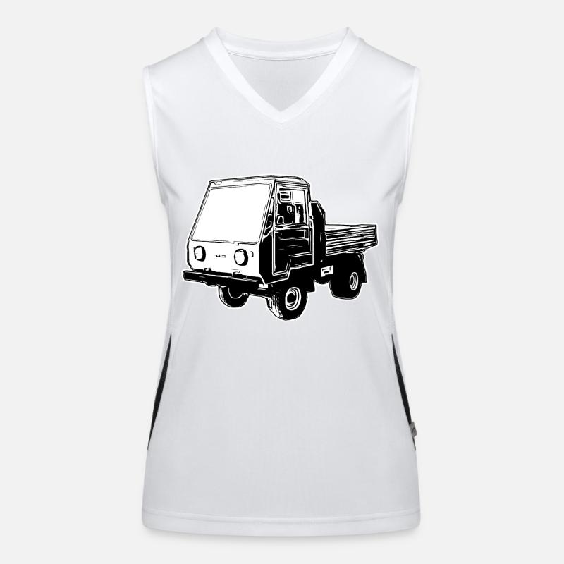 Multicar M25 Multicar Neu Multricar Lastkraftwagen Funktionelles Kontrast-Tank Top für Frauen