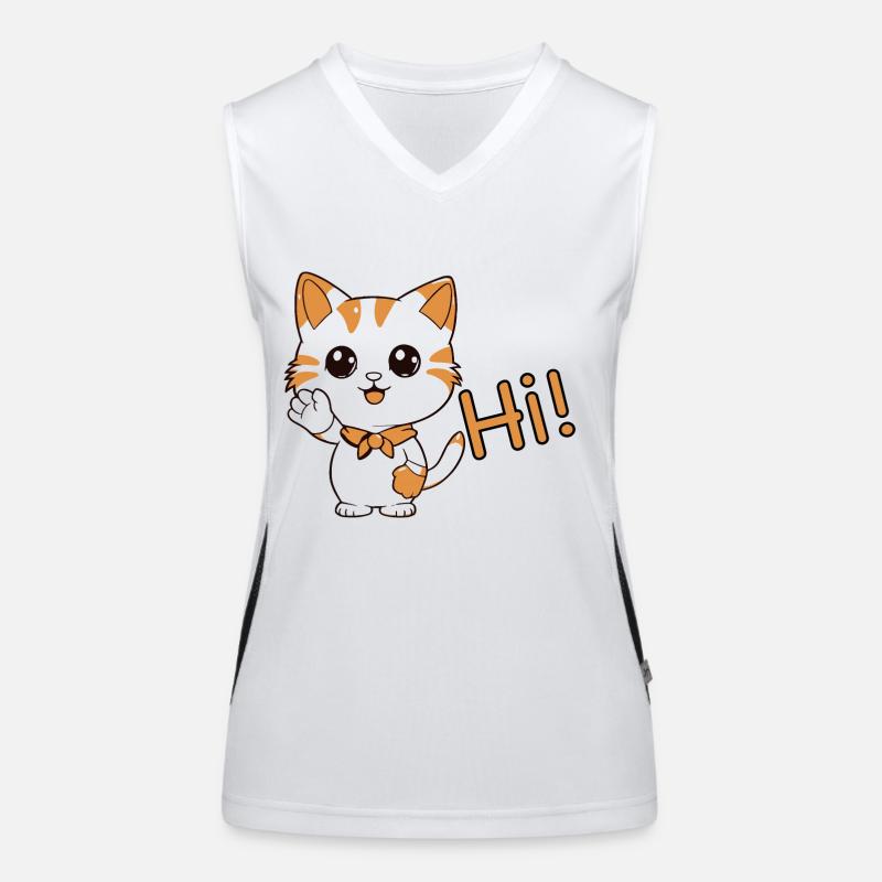WinkeCat Funktionelles Kontrast-Tank Top für Frauen