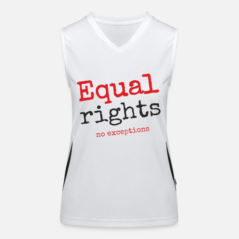Equal rights, no exceptions Women's Functional Contrast Tank Top