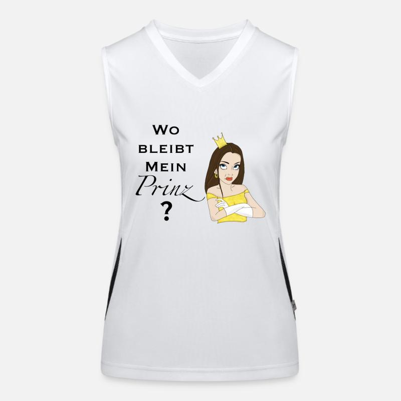 Auf der Suche… Funktionelles Kontrast-Tank Top für Frauen