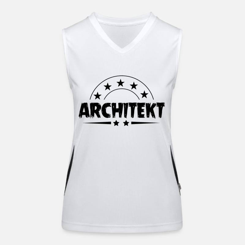Architekt Beruf Funktionelles Kontrast-Tank Top für Frauen