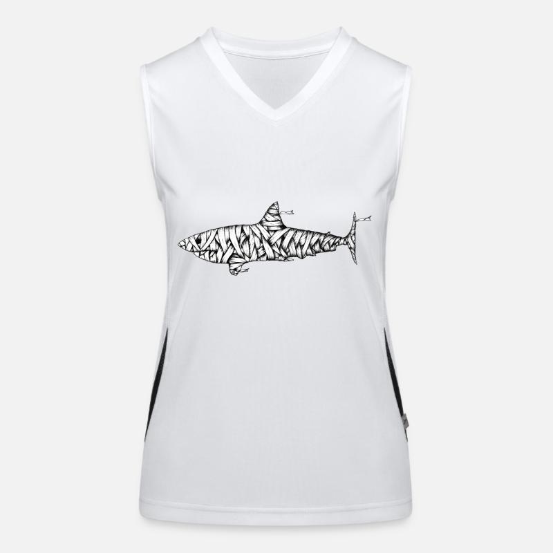 Unterwasser Mumie 1 Funktionelles Kontrast-Tank Top für Frauen