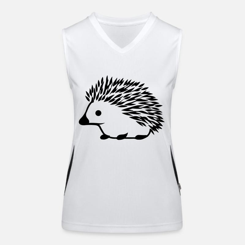 Igel Funktionelles Kontrast-Tank Top für Frauen