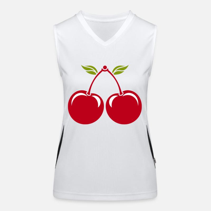 Cherries Women's Functional Contrast Tank Top