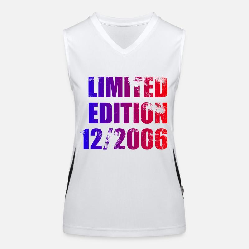 17e Anniversaire Edition Limitée 12/2006 Débardeur respirant contrasté Femme