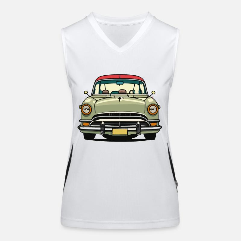 Classic car Women's Functional Contrast Tank Top