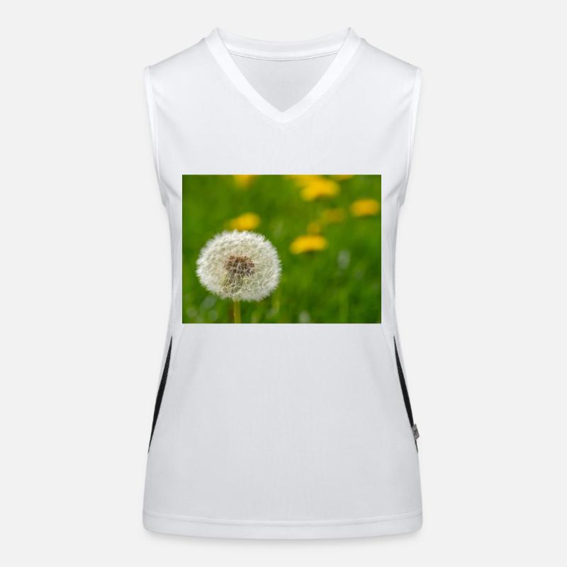 Loewenzahn Funktionelles Kontrast-Tank Top für Frauen