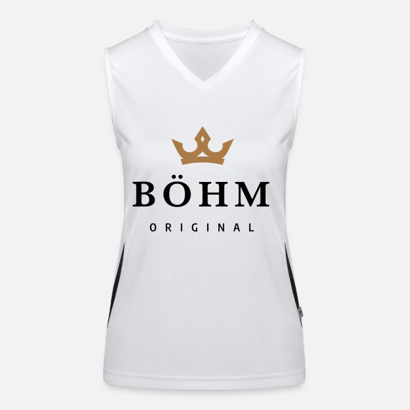 Böhm Funktionelles Kontrast-Tank Top für Frauen