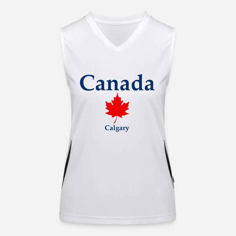 Calgary - Alberta - Canada - Kanada Women's Functional Contrast Tank Top