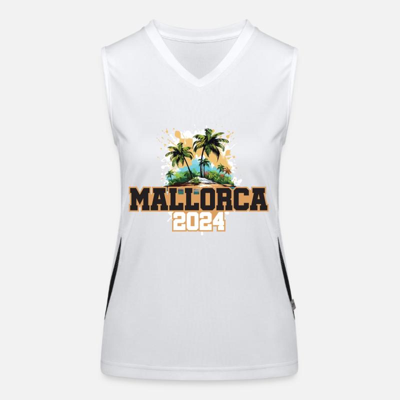Mallorca 2024 Travel Holidays Women's Functional Contrast Tank Top