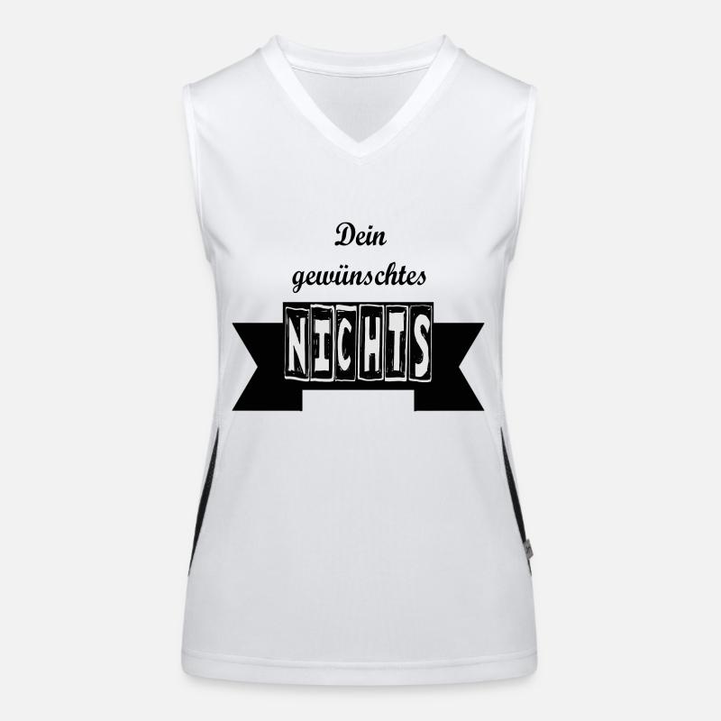 nichts gewuenscht Funktionelles Kontrast-Tank Top für Frauen