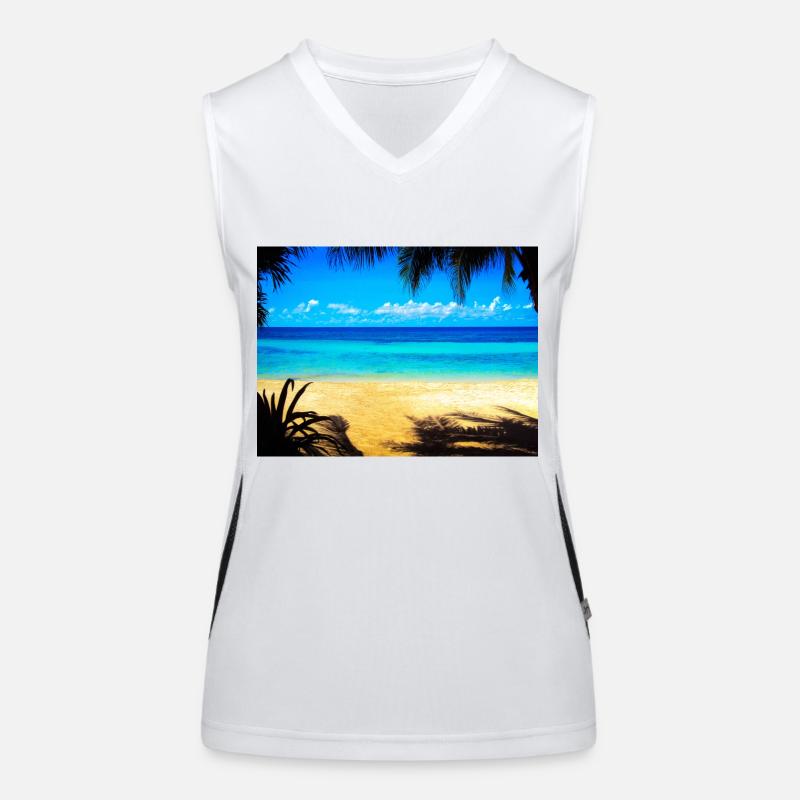 PLAGE PARADISIAQUE Débardeur respirant contrasté Femme
