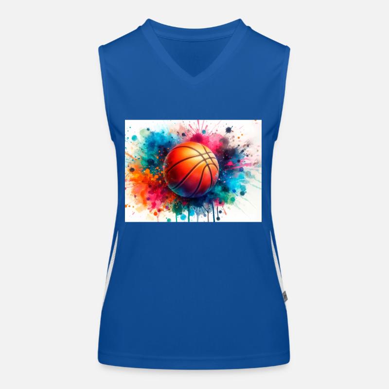 Basketball Funktionelles Kontrast-Tank Top für Frauen
