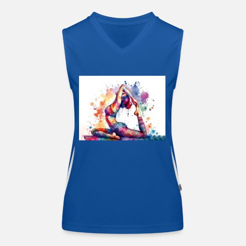 Yoga Exercise Women's Functional Contrast Tank Top