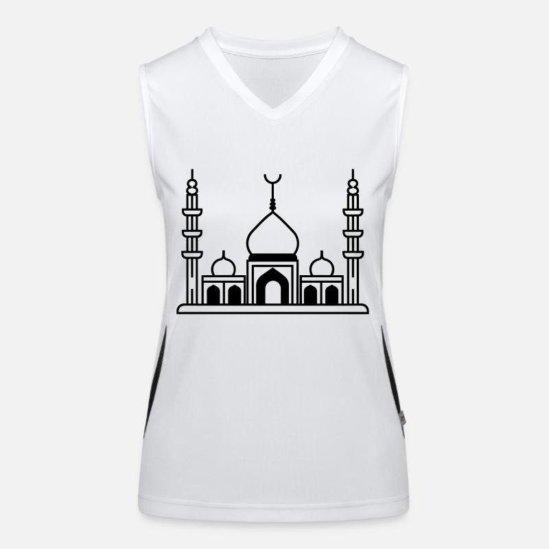 Moschee Funktionelles Kontrast-Tank Top für Frauen