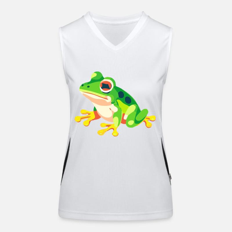 Grenouille Débardeur respirant contrasté Femme