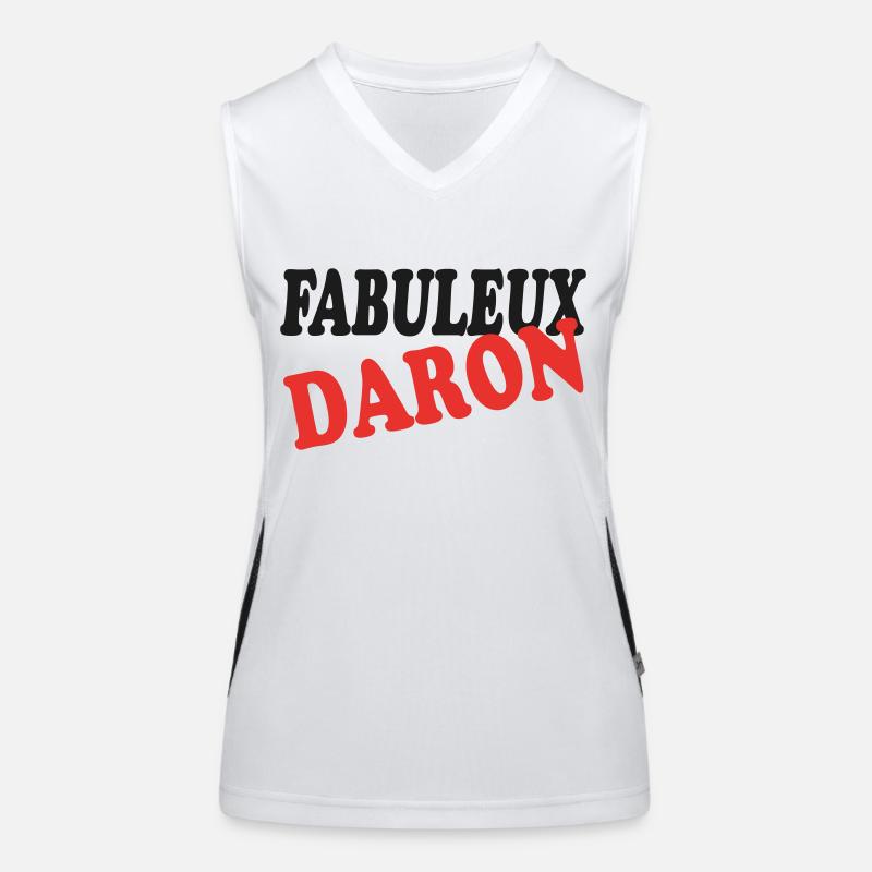 FABULEUX DARON Débardeur respirant contrasté Femme