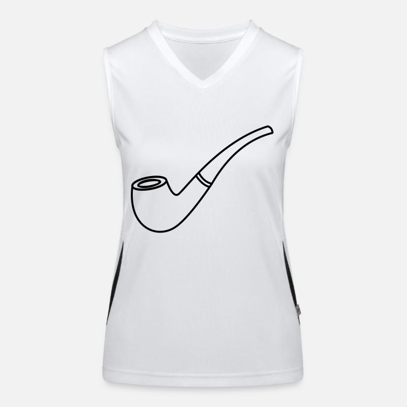 Pfeife Funktionelles Kontrast-Tank Top für Frauen