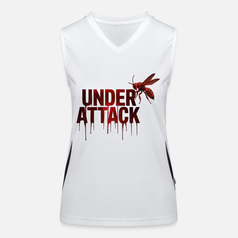 Under Attack Women's Functional Contrast Tank Top