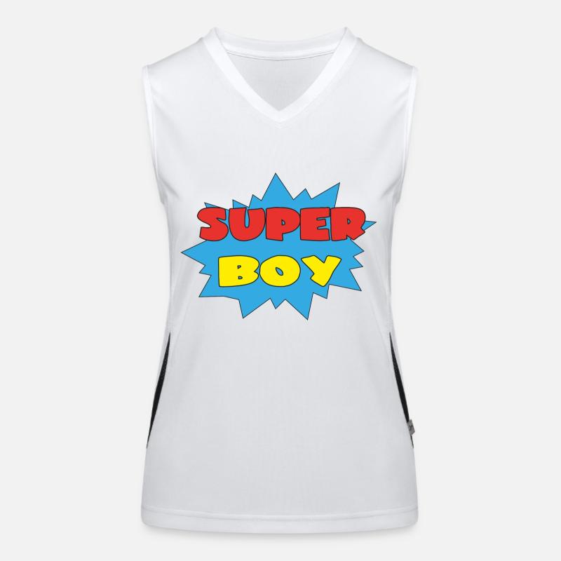 SUPERJUNGE Funktionelles Kontrast-Tank Top für Frauen
