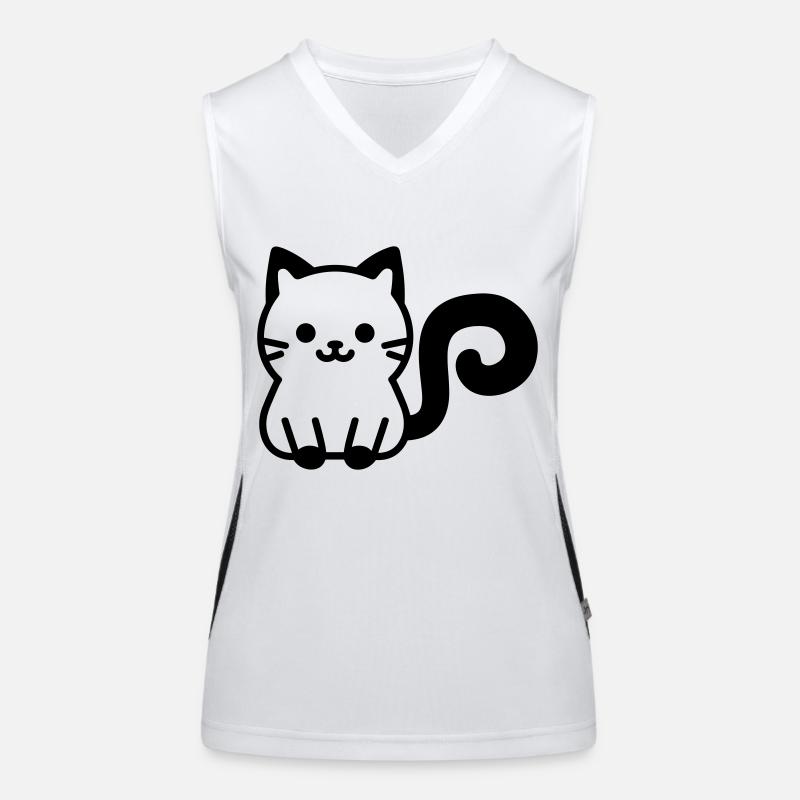 cat Women's Functional Contrast Tank Top