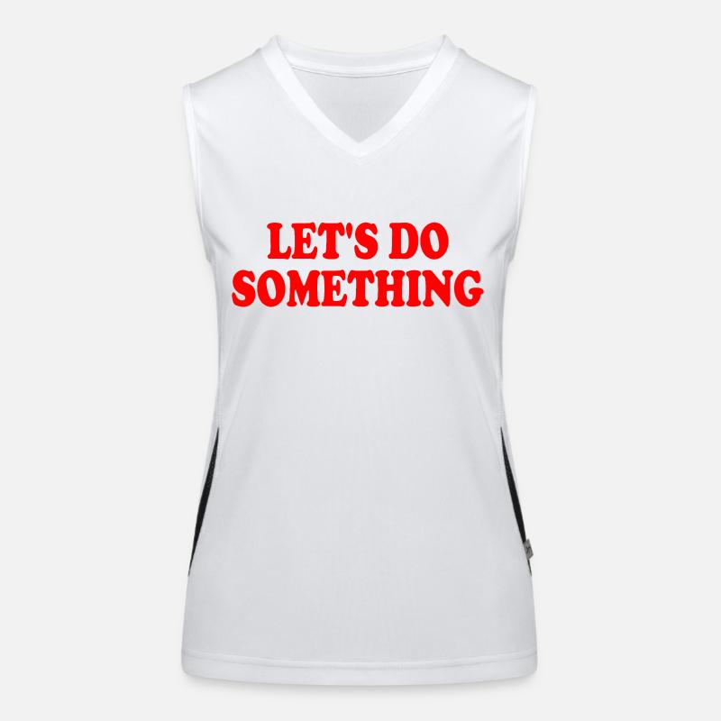 lets do something Funktionelles Kontrast-Tank Top für Frauen