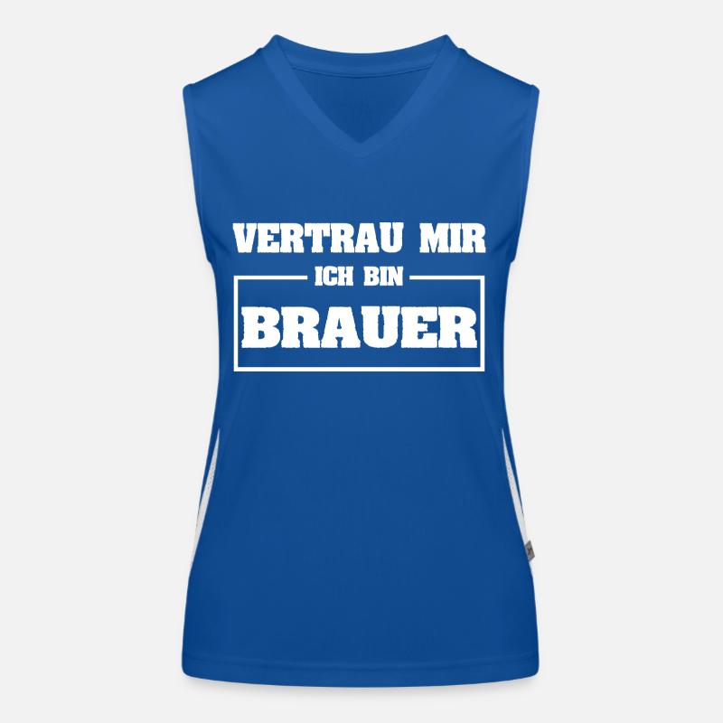 Gift for brewers Women's Functional Contrast Tank Top