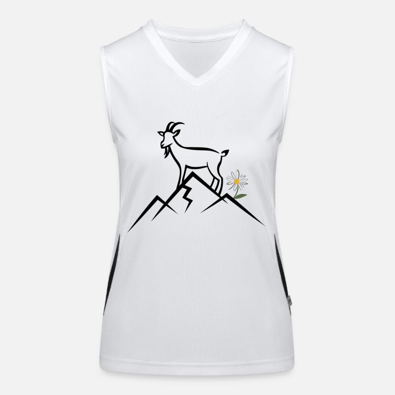 Mountain, Alps Women's Functional Contrast Tank Top