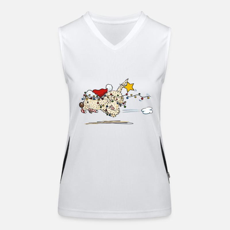 Lichterkette2 2 Funktionelles Kontrast-Tank Top für Frauen