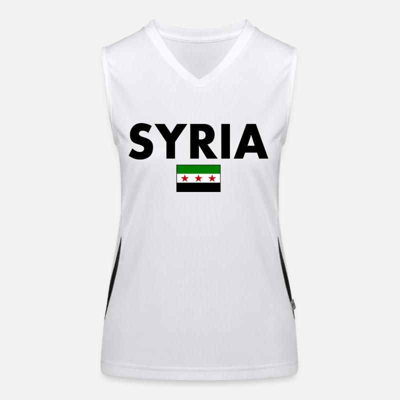 syrien Funktionelles Kontrast-Tank Top für Frauen