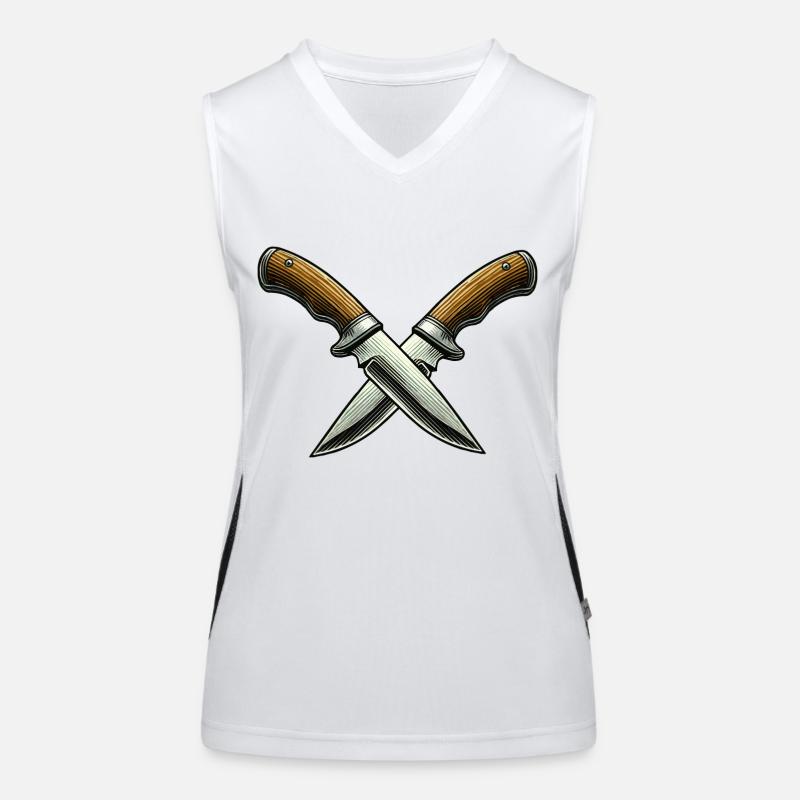 knife 2 Women's Functional Contrast Tank Top