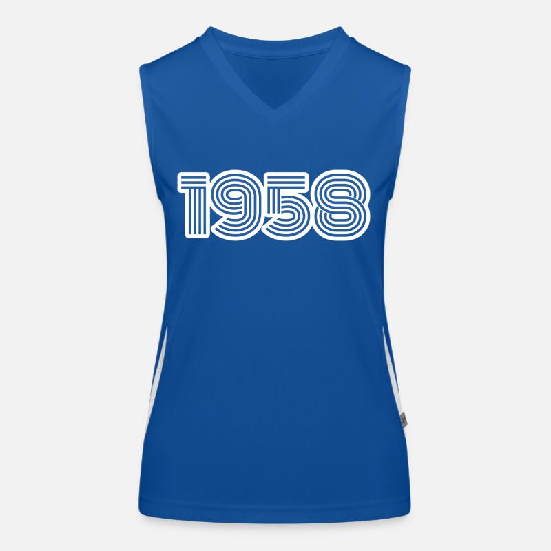 1958 Funktionelles Kontrast-Tank Top für Frauen