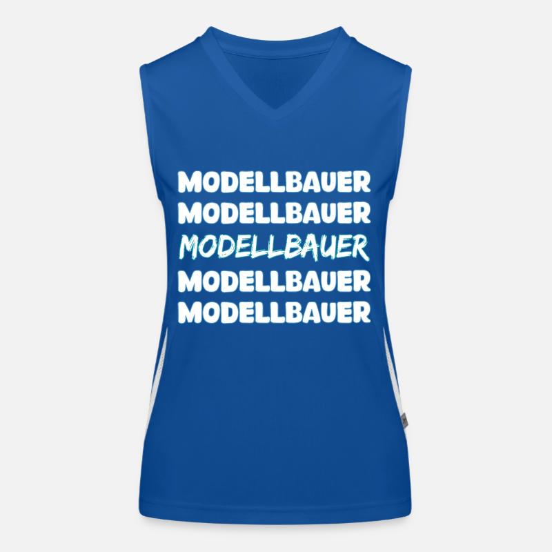 Gift for model builder Women's Functional Contrast Tank Top