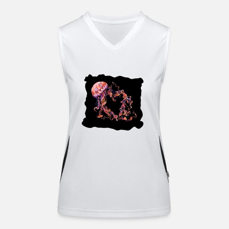 Hug Jellyfish Women's Functional Contrast Tank Top
